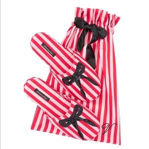 Victoria’s Secret Striped Slippers